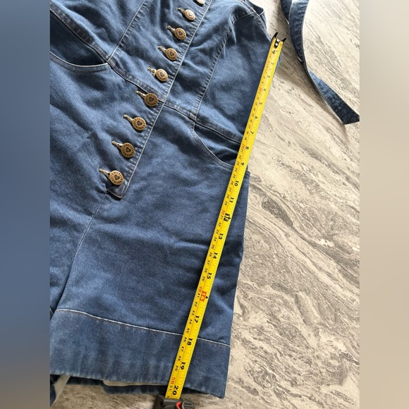 BJ Stretch Denim Romper - Picture 5 of 6